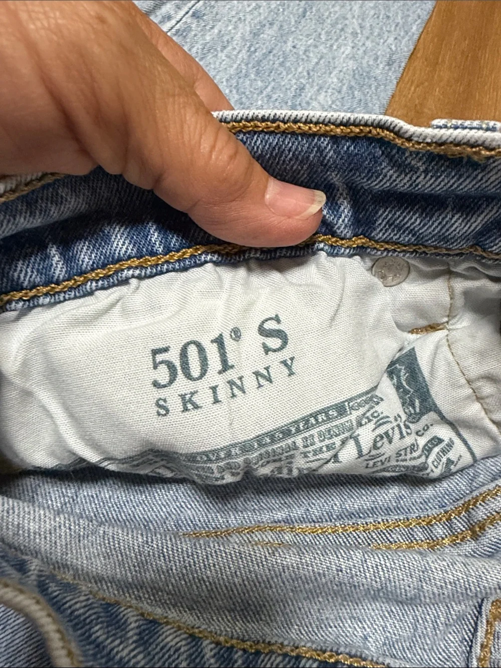 Levi's Light Wash Skinny Men's Jeans